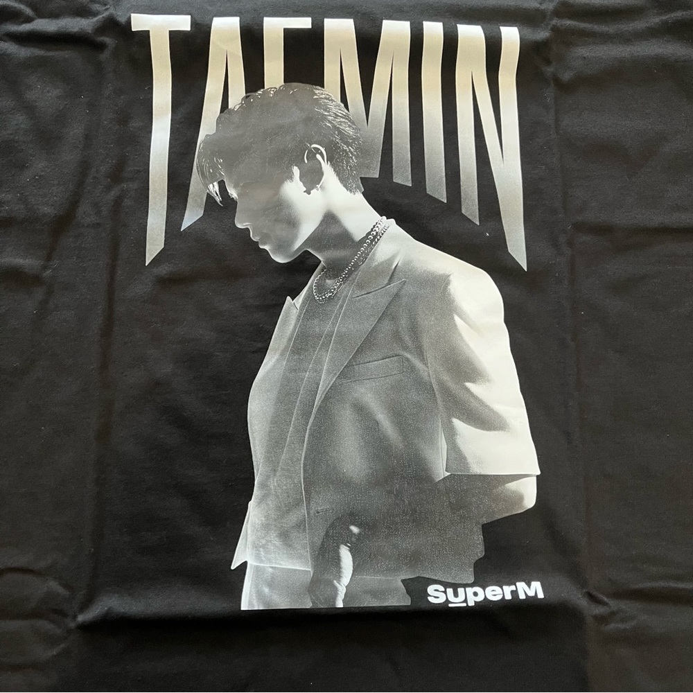 NWT Taemin Super M T-Shirt Size XL Korean Pop KPOP